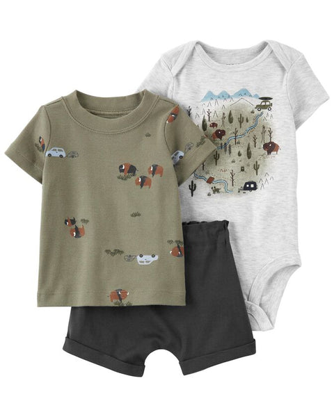 Conjunto Aventura Carters Talla 3 meses