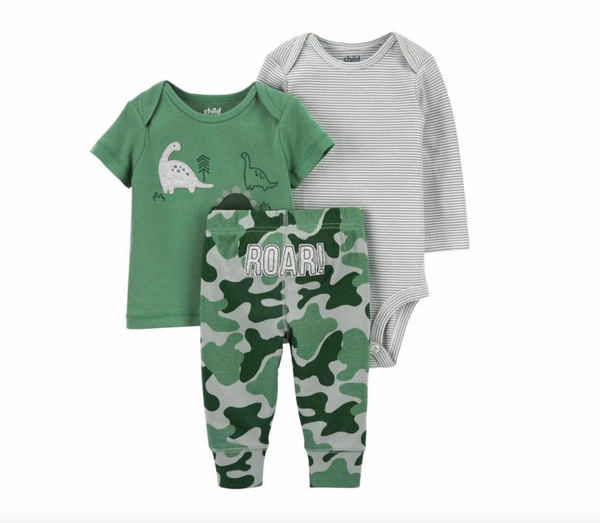 Conjunto Dinosaurios Carters Talla 12 meses