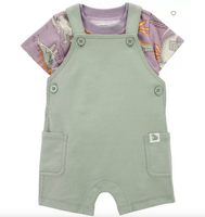 Overol Verde Dinos Carters Talla 6 meses