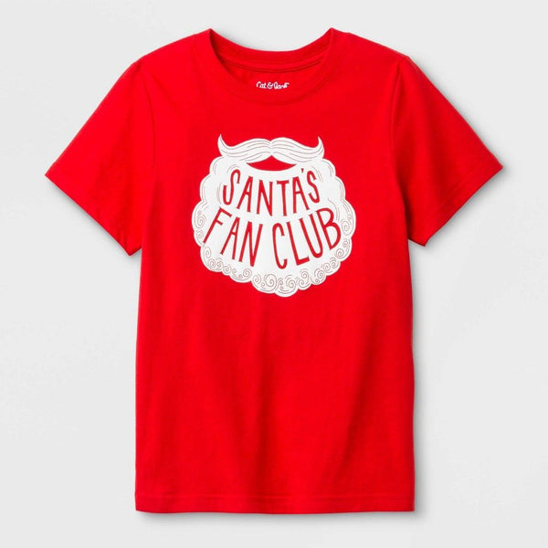 Playera Santa's Fan Club Talla 7- 8 años