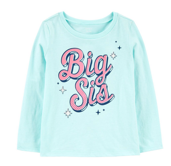 Playera Big Sis Carters Talla 24 meses