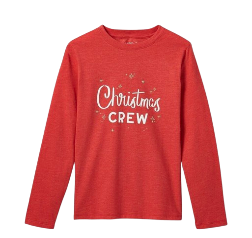 Playera Christmas Crew Cat and Jack Talla 2 años