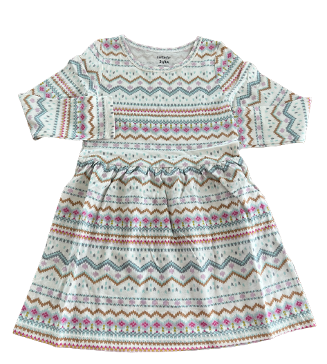 Vestido Beige Carters Talla 3 años