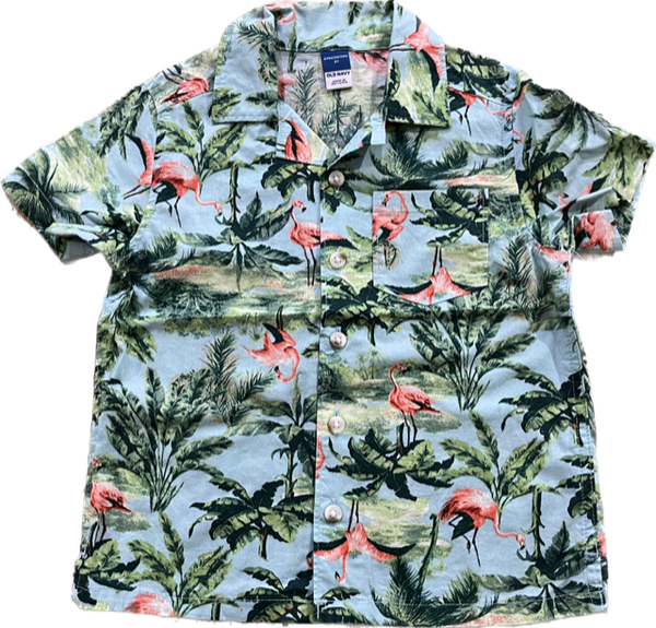 Camisa Flamingos Old Navy Talla 3 años