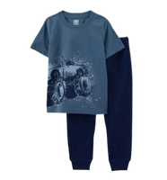 Conjunto Monster Truck Azul Carters Talla 3 años