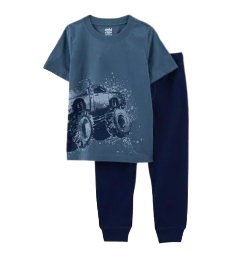 Conjunto Monster Truck Azul Carters Talla 3 años