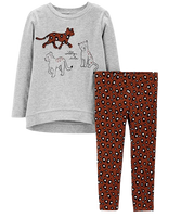 Conjunto Cheetas Carters Talla 4 años