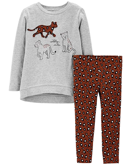 Conjunto Cheetas Carters Talla 4 años