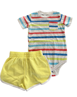 Conjunto Rayas Okie Dokie Talla 12 meses