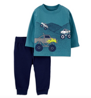 Conjunto monster trucks Carters Talla 3 meses