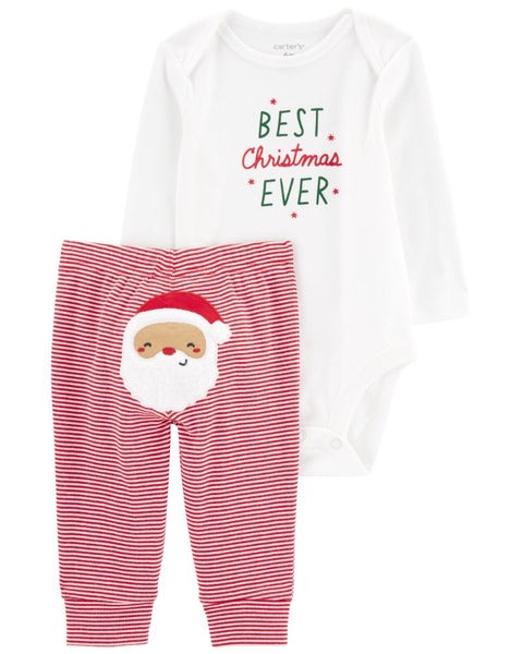 Conjunto Best Christmas Ever Carters Talla 6 meses