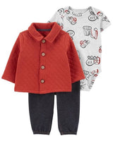 Conjunto Chamarra Camiones Carters Talla 9 meses