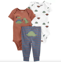 Conjunto Dinosaurios Carters Talla 6 meses