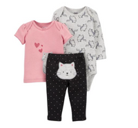 Conjunto Gatitos Carters Talla 12 meses