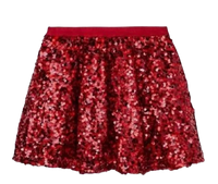 Falda Roja Lentejuelas Cat and Jack Talla 7 - 8 años