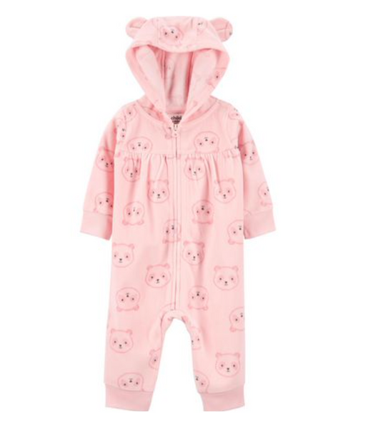 Jumpsuit Ositos Pandas Rosa Carters Talla 6 meses