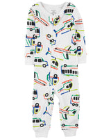 Jumpsuit Transportes Carters Talla 24 meses