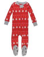 Mameluco Navideño Honest Baby Talla 12 meses