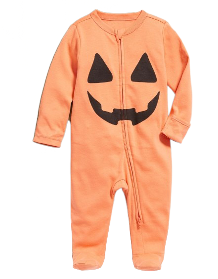 Mameluco Calabaza Old Navy Talla 0 a 3 meses