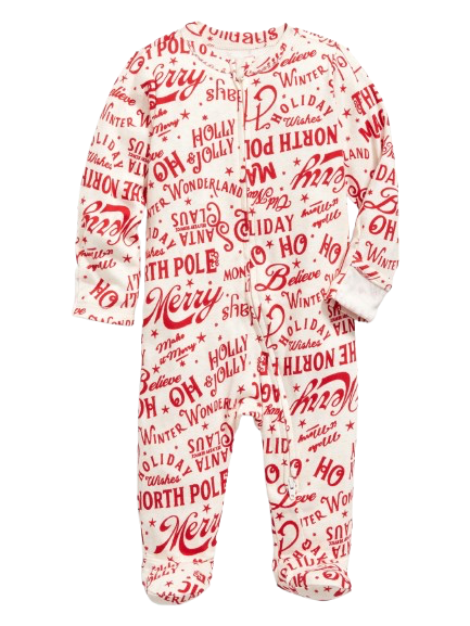 Mameluco Navideño Old Navy Talla 3 a 6 meses