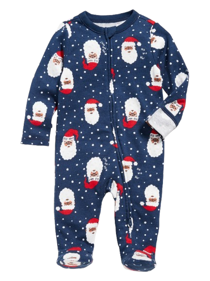 Mameluco Santas Old Navy Talla 0 a 3 meses