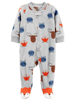 Mameluco Polar Animalitos Carters Talla 0 a 1 mes