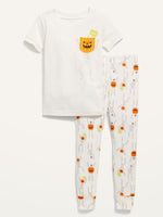 Pijama Calabazas Esqueletos Old Navy Talla 3 años