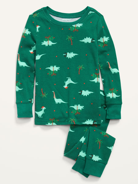 Pijama Old Navy Navideña Dinos Talla 3 años