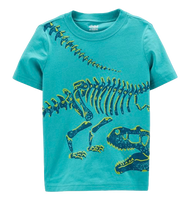 Playera Dino Esqueleto Carters Talla 4 años