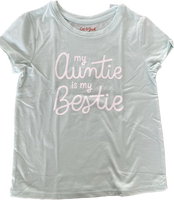 Playera Auntie is my Bestie Marca Cat and Jack Talla 5 años