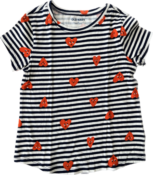 Playera Corazones Old Navy Talla 4 años