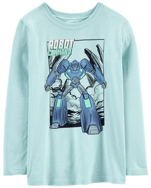 Playera Robot Command Carters Talla 6 años