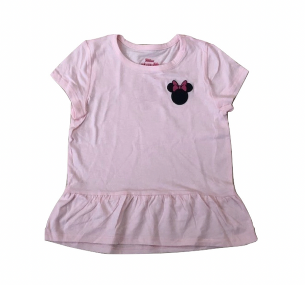 Playera Rosa Minnie Mouse Talla 5 años