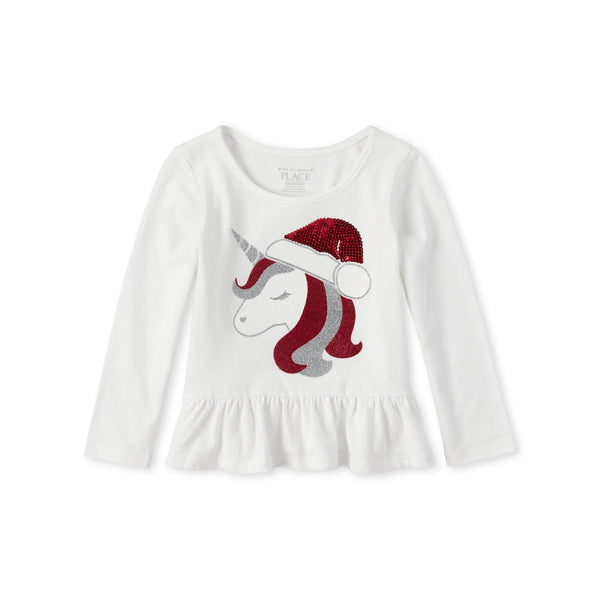 Playera Unicornio Childrens Place Talla 3 años