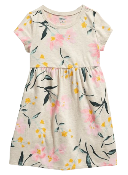 Vestido Old Navy Flores Talla 12 Meses