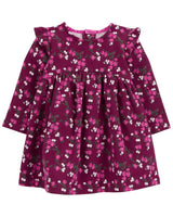 Vestido Flores Morado Carters Talla 12 meses