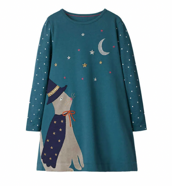 Vestido Gatito Mago Talla 2 años