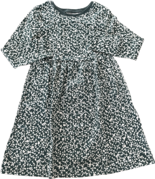 Vestido verde flores Old Navy Talla 5 años