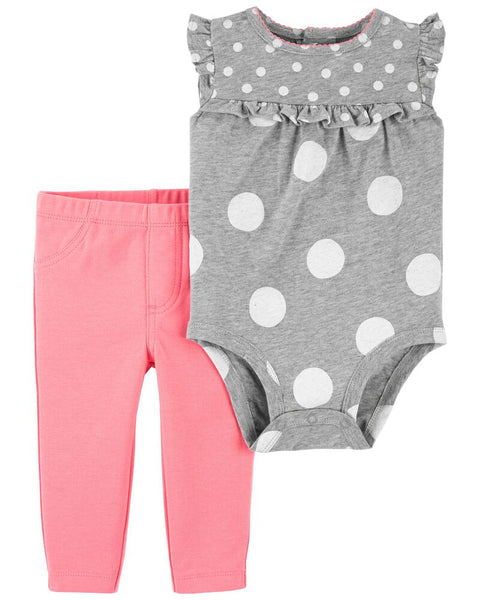 Conjunto Bolitas Carters Talla 24 meses