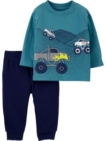 Conjunto Monster Trucks Carters Talla 6 meses