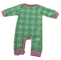 Jumpsuit Navidad Verde Gerber Talla 0 a 3 Meses