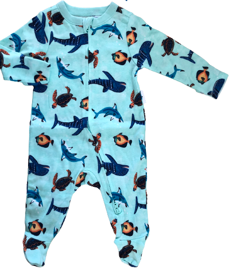 Mameluco Marino Old Navy Talla 0 a 3 meses