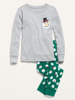 Pijama Muñeco de Nieve Old Navy Talla 5 años