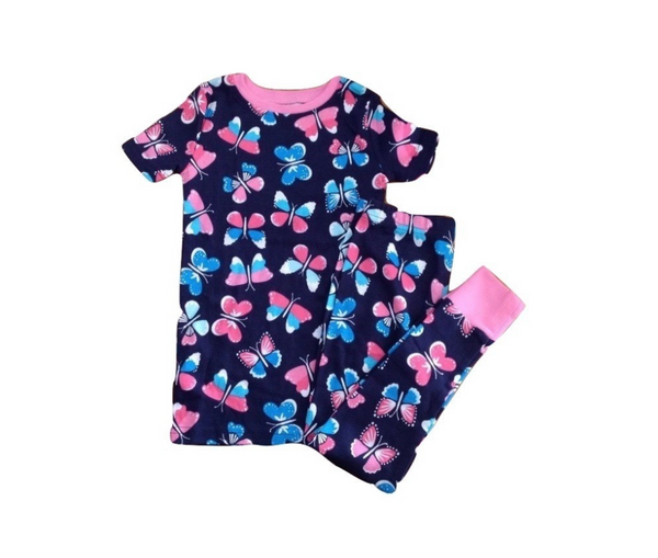 Pijama Azul Mariposas Talla 4 años