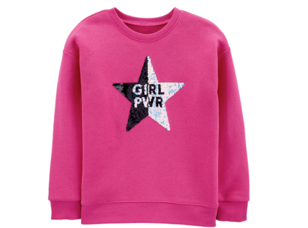 Sudadera Girl Power Osh Kosh Talla 7 años