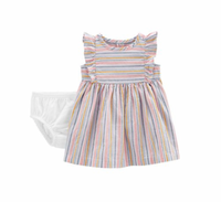 Vestido Rayas Carters Talla 18 meses