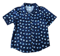 Camisa Azul Old Navy  Talla 4 Años