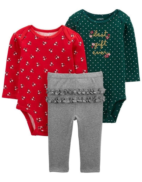 Conjunto Carters Best Gift Ever Talla 6 meses