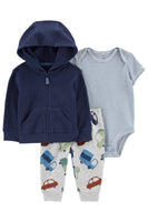 Conjunto Chamarra Azul Carters Talla 9 meses