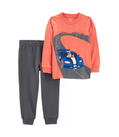 Conjunto Osito en Carrito de Carreras Carters Talla 2 años